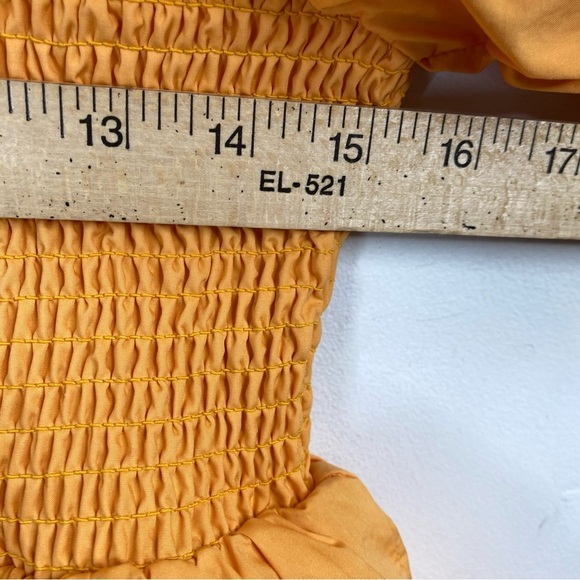 English Factory Dress M Clementine Punch Mini Puff Sleeve Smocked Tiered Preppy - Picture 11 of 13